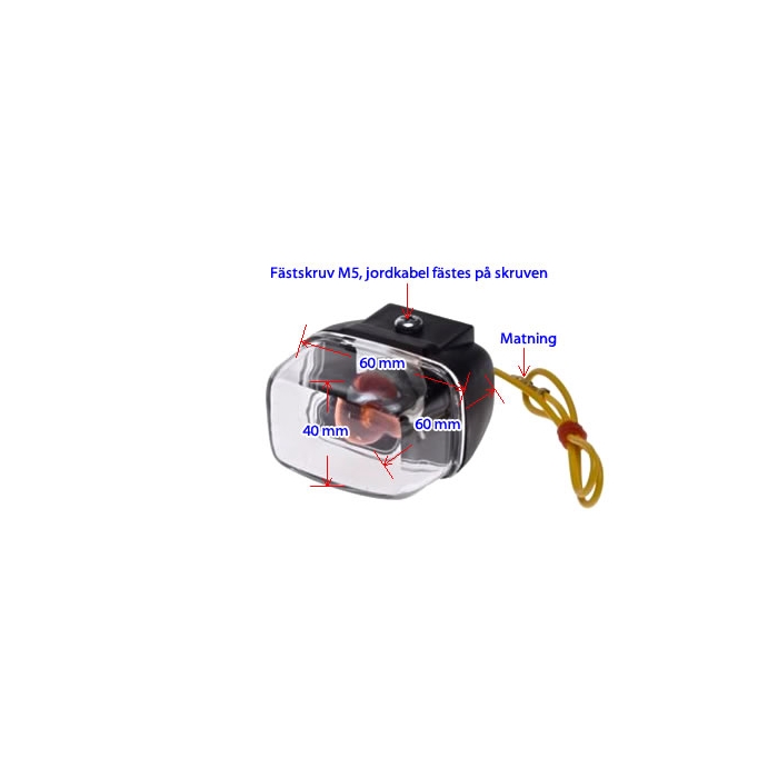 Blinkers vitt glas-, Yamaha BWS, ..