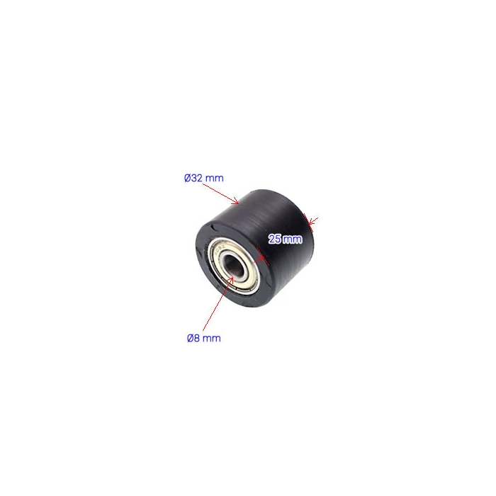Kedjerulle kullagrad 32 mm-, Derbi Senda, Gilera RCR SMT, Aprilia RX SX, Rieju RRX, CPI SM/SX, mfl