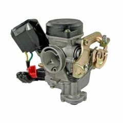 F&ouml;rgasare kpl. 19 mm-, GY6 50cc,  Baotian, Viarelli, Kymco, Marcello, Masaru, Nordia, Peugeot, mfl