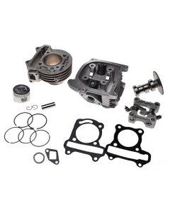 Trimsats cylinder topplock kamaxel 80cc-, GY6, Baotian. Viarelli Sprint Forza. Peugeot V-Clic, mfl
