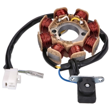 Stator 50cc  8 spolar Euro 4-, GY6,  Baotian, Jonway, Kymco, Masaru, Peugeot, Vento, Viarelli, mfl