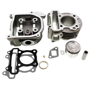 Cylinder kit med topplock 80cc-, GY6, Baotian Ghost Sport Basic, Viarelli Sprint Forza, Peugeot V-Clic,