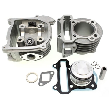 Cylinder kit med topplock 90cc-, GY6, Baotian Ghost Sport Basic, Viarelli Sprint Forza, Peugeot V-Clic,