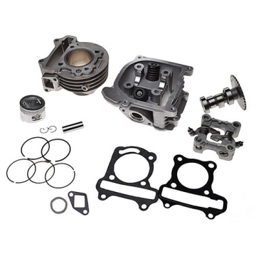 Trimsats cylinder topplock kamaxel 80cc-, GY6, Baotian. Viarelli Sprint Forza. Peugeot V-Clic, mfl